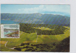 Portugal & Maximum Card,Natural Resources, Water, Seven Cities Valley, São Miguel, Azores 1976 (31) - Water