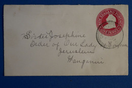 S19  NEW ZEALAND BELLE LETTRE 1901 POUR JERULSEM    + AFFRANCHISSEMENT INTERESSANT - Cartas & Documentos