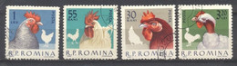 Rumania, 1963, Y&T. 1909,1911,1913,1915,preobliterado, Con Goma - Otros & Sin Clasificación