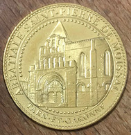 82 MOISSAC ABBATIALE SAINT-PIERRE AB 2011 MÉDAILLE ARTHUS BERTRAND JETON TOURISTIQUE MEDALS TOKENS COINS - 2011