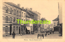 CPA WAVER WAVRE RUE DU CHEMIN DE FER - Wavre