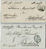 1841, " BRÜNN , 2 Briefe ,  A4856 - ...-1850 Vorphilatelie