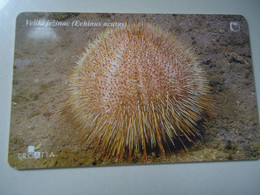 CROATIA USED CARDS MARINE LIFE  FISHES - Fish