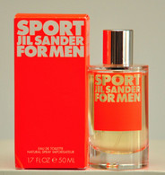 Jil Sander Sport For Men Eau De Toilette Edt 50ml 1.7 Fl. Oz. Spray Perfume For Men Super Rare Vintage 2005 - Men