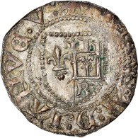 Monnaie, Italie, GENOA, Charles VI, Petachina, C. 1400, TB+, Argent - Genes