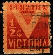 Cuba 1942 Mi Z6 Obligatory Victory Tax For Red Cross Fund - Gebruikt