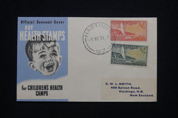 NOUVELLE ZÉLANDE - Enveloppe Souvenir De Hastings En 1951  - L 98070 - Briefe U. Dokumente