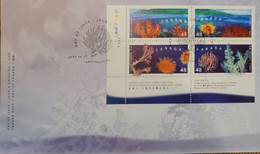 A) 2002, CANADA, CORALS. JOINT WITH HONG KONG, FDC, VANCOUVER - Altri & Non Classificati