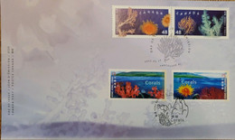 A) 2002, CANADA, CORALS, JOINT ISSUE WITH HONG KONG, FDC, VANCOUVER BC - Altri & Non Classificati