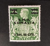 (stamp 7-5-2021) Somalia - 1 Used Over-print Stamp - Somalilandia (Protectorado ...-1959)