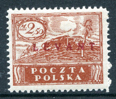 Poland Levant 1919 Overprints - 2.50m Red-brown HM (SG 11) - Levant (Turkije)