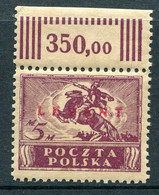 Poland Levant 1919 Overprints - 5m Violet HM (SG 12) - Levant (Turkey)