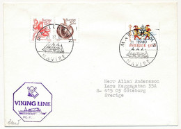 SUEDE - Enveloppe Cachet "Mariehamn Navire" 21/11/1983 + Viking Linz MS (Rosella) - Storia Postale