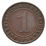 MONETA 1 REICHSPFENNIG 1930 DEUTSCH REICH CATEGORIA A BERLIN GERMANY ALLEMAND - 1 Renten- & 1 Reichspfennig