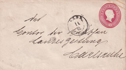 BADEN   ENTIER POSTAL/GANZSACHE/POSTAL STATIONARY LETTRE DE LAHR - Postal  Stationery