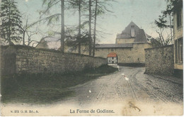 La Ferme De GODINNE - RARE COLORISEE - Cachet De La Poste 1908 - Yvoir