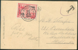 Timbre Fiscal De 1Fr. Obl. Sc BRUGGE 3 Sur C.P. Du 30-XII-1930 Vers Amsterdam + Griffe 'T' .  TB  - 18100 - Dokumente