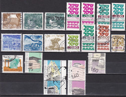 Israel - Freimarken Mit Unterschiedlichen Phosphorstreifen - Gestempelt Used - Colecciones & Series