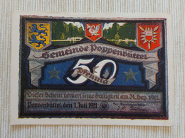 Germany 1921 - Notgeld Poppenbüttel - 50 Pfenning - UNC - Non Classés