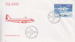 Enveloppe  FDC  1er  Jour    ISLANDE   50éme  Anniversaire  Organisation  De  L' Aviation  Civile  Internationale   1994 - FDC