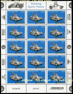 ANDORRA ANDORRE Postes (2020) - Hartung Sparta Nature, Coche Experimental, Sportive Car - Hoja, Feuille, Sheet MINT - Unused Stamps