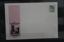 Deutschland 1987, Ganzsache Sehenswürdigkeiten: Wertstempel 80 Pf. Zeche Zollern II Dortmund, Ungebraucht - Private Covers - Mint