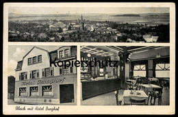 ALTE POSTKARTE ÜBACH PALENBERG MIT HOTEL BURGHOF 1943 TELEFON AMT GEILENKIRCHEN Ansichtskarte AK Cpa Postcard - Übach-Palenberg