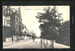 AK Salzwedel, Strasse Grosser Stegel - Salzwedel