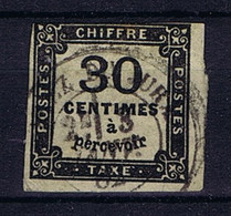 France Taxe : Yv 6 Used , Cancelled, Obl. - 1859-1959 Used