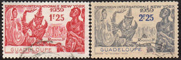 Détail De La Série Exposition Internationale De New York Obl. Guadeloupe N° 140 Et 141 - 1939 Exposition Internationale De New-York