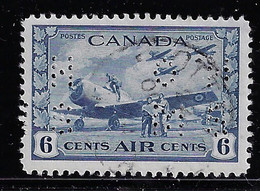 CANADA 1942 OHMS UNITRADE OC7 - Perfins