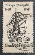 A 100 Brazil Stamp Air Infante Dom Henrique Ship Portugal 1960 Circulated 1 - Otros & Sin Clasificación