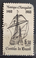 A 100 Brazil Stamp Air Infante Dom Henrique Ship Portugal 1960 Circulated 4 - Otros & Sin Clasificación