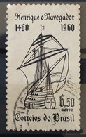 A 100 Brazil Stamp Air Infante Dom Henrique Ship Portugal 1960 Circulated 7 - Otros & Sin Clasificación