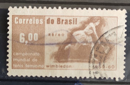 A 101 Brazil Stamp Air Tennis Female Maria Ester Bueno 1960 Circulated 5 - Otros & Sin Clasificación