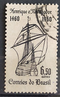 A 100 Brazil Stamp Air Infante Dom Henrique Ship Portugal 1960 Circulated 2 - Otros & Sin Clasificación