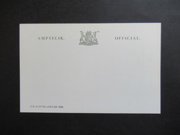 RSA / Süd - Afrika 1960er Jahre ?! Post Card Ampetlik Official Bestellkarte Der Library Of Parliament Bücherzettel - Brieven En Documenten