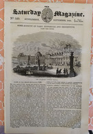 THE SATURDAY MAGAZINE 529 -  SEPTEMBER 1840. TUILERIES PARIS. SAINT CLOUD - Other & Unclassified