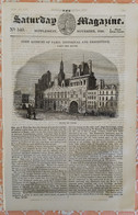 THE SATURDAY MAGAZINE 540 - NOVEMBER 1840. PARIS. (HOTEL DE VILLE. PLACE VENDOME) - Other & Unclassified