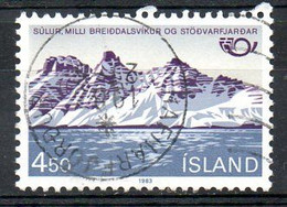 ISLANDE. N°549 De 1983 Oblitéré. Mont Sulur. - Montagne
