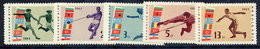 BULGARIA 1963 Balkan Games MNH / **.  Michel 1399-1403 - Neufs