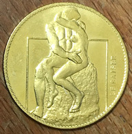 75007 PARIS MUSÉE RODIN LE BAISER AB 2015 MEDAILLE ARTHUS-BERTRAND JETON TOURISTIQUE MEDALS COINS TOKENS - 2015