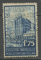 EU Bruxelles - Belgique - Belgium - Belgien 1934 Y&T N°389 - Michel N°381 (o) - 1,75f Palais Du Hetsel - 1935 – Bruxelles (Belgique)