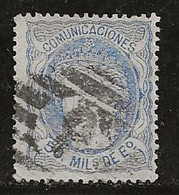 Espagne 1870 N° Y&T :   107 Obl. - Gebraucht