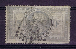 France Yv 33 Used , Cancelled, Obl.endommagé - 1863-1870 Napoléon III Con Laureles