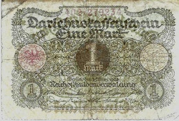 ALLEMAGNE  : Darlehnskassenschein – 1 Mark – 010/03/1920 - Non Classés