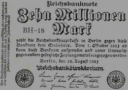 ALLEMAGNE  : Reichsbanknote – 10.000.000 Mark – 22/10/1923 - 100 Millionen Mark