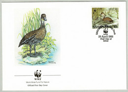 Bahamas 1988, FDC WWF Pfeifgans / Whistling Duck - Geese