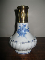 ANCIENNE LAMPE BERGER MODELE CM CAPODIMONTE BLEUE CIRCA 1969 - 1972 - Capodimonte (ITA)