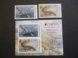 GUERNSEY 2021 CEPT STAMPS + BLOCK MNH ** (044308-380) - 2021